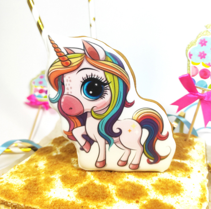 Имбирный пряник для украшения торта Единорог - купить с доставкой по ...