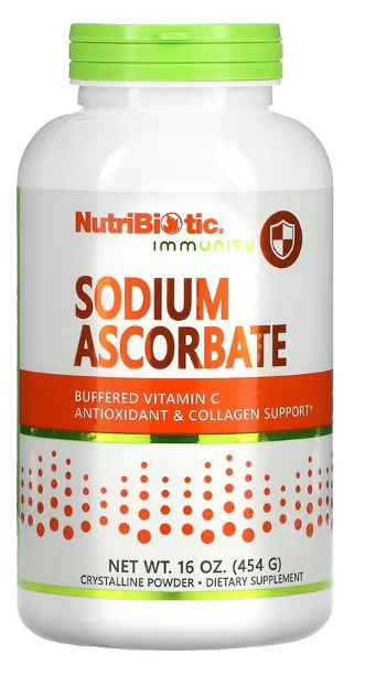 NutriBiotic Витамин С, аскорбат натрия, 454 г. - купить с доставкой по ...