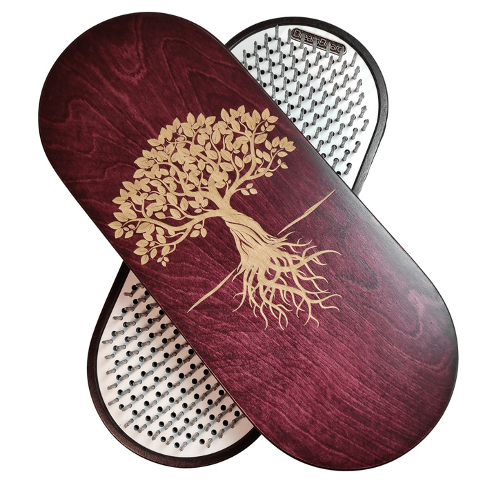 Доска Садху динамическая с гвоздями для йоги, шаг 8 мм, для начинающих ...