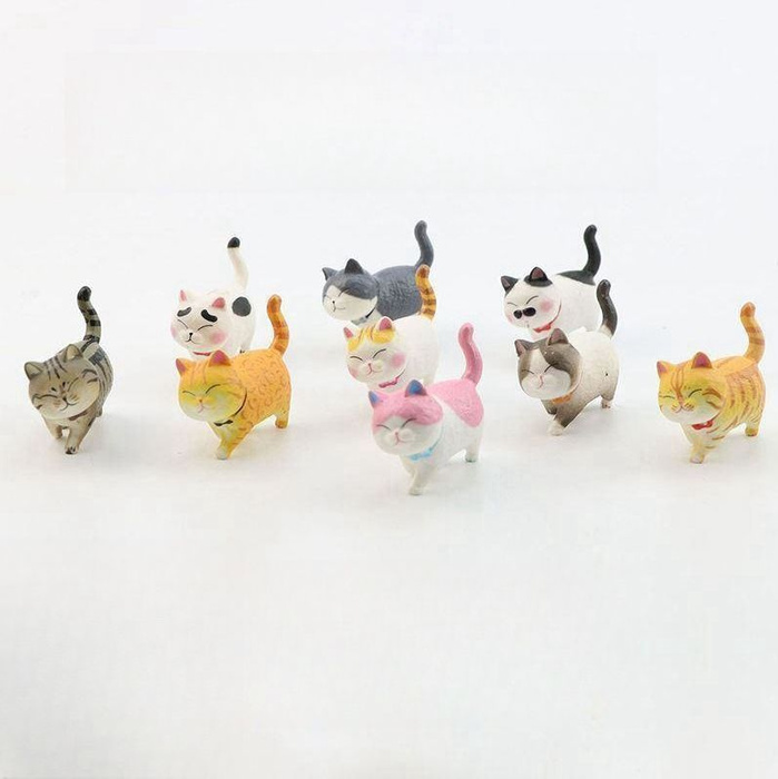 Симпатичные мультяшные фигурки котиков - купить с доставкой по выгодным ...