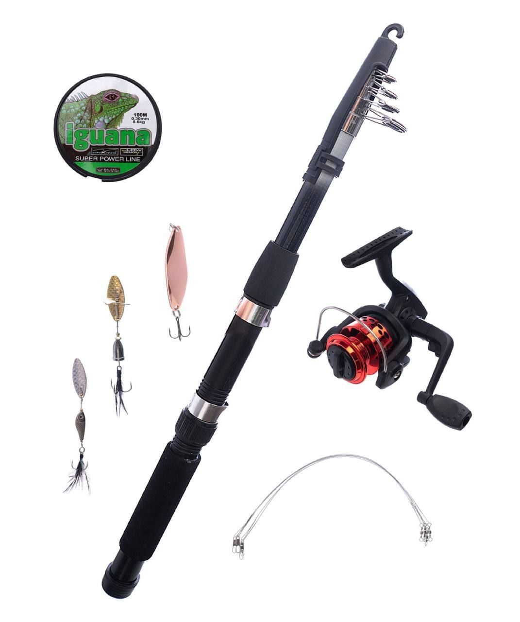 Рыболов-экспресс Удочка телескопическая для рыбалки в сборе рабочая ...