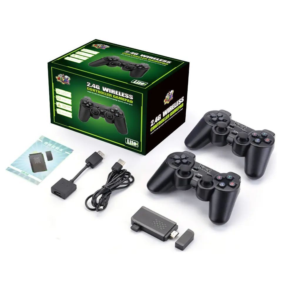 Игровая приставка с двумя беспородными джостиками Game Stick Lite 64 GB ...