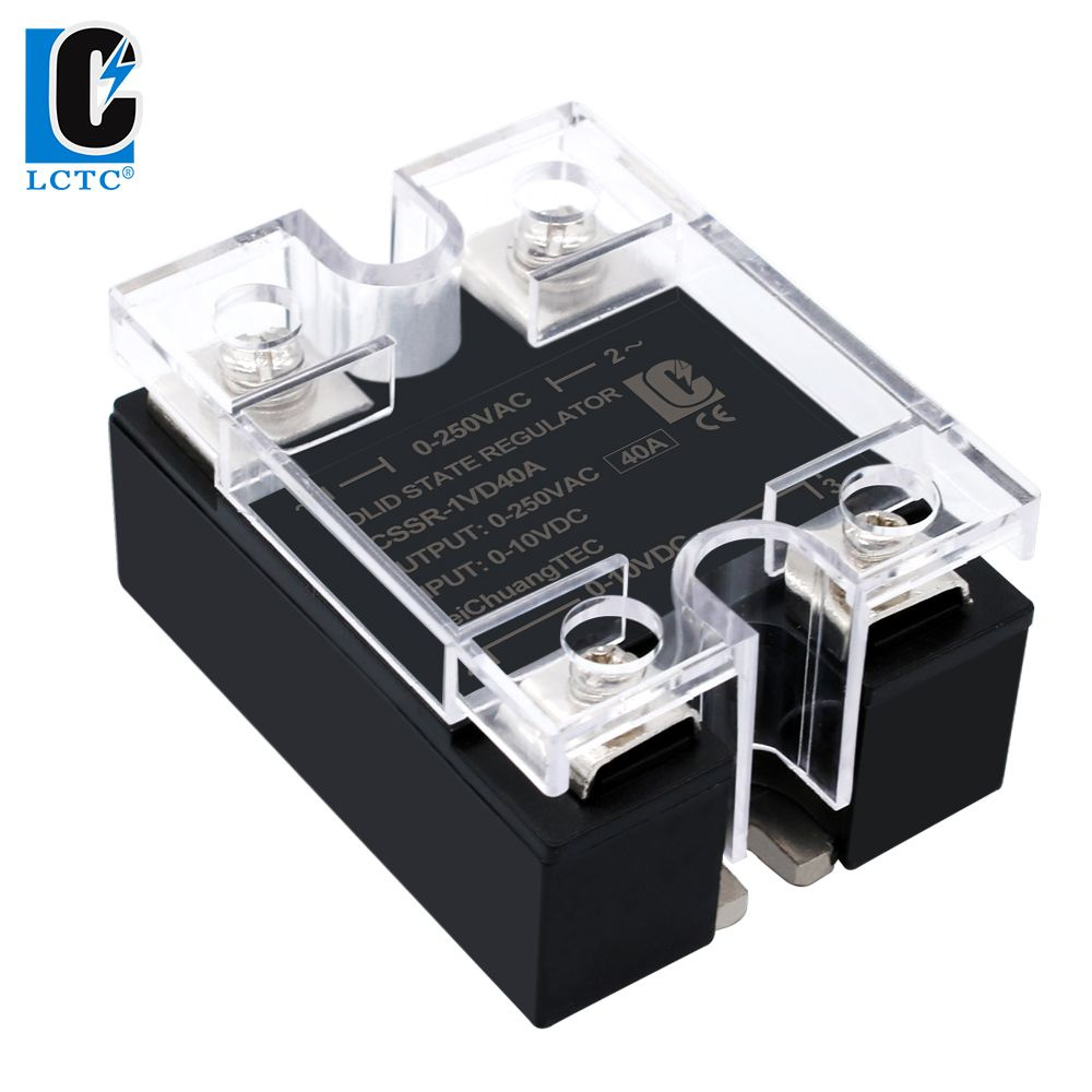 Регулятор напряжения 220в VD40A 0-10в однофазный регулятор напряжения ...