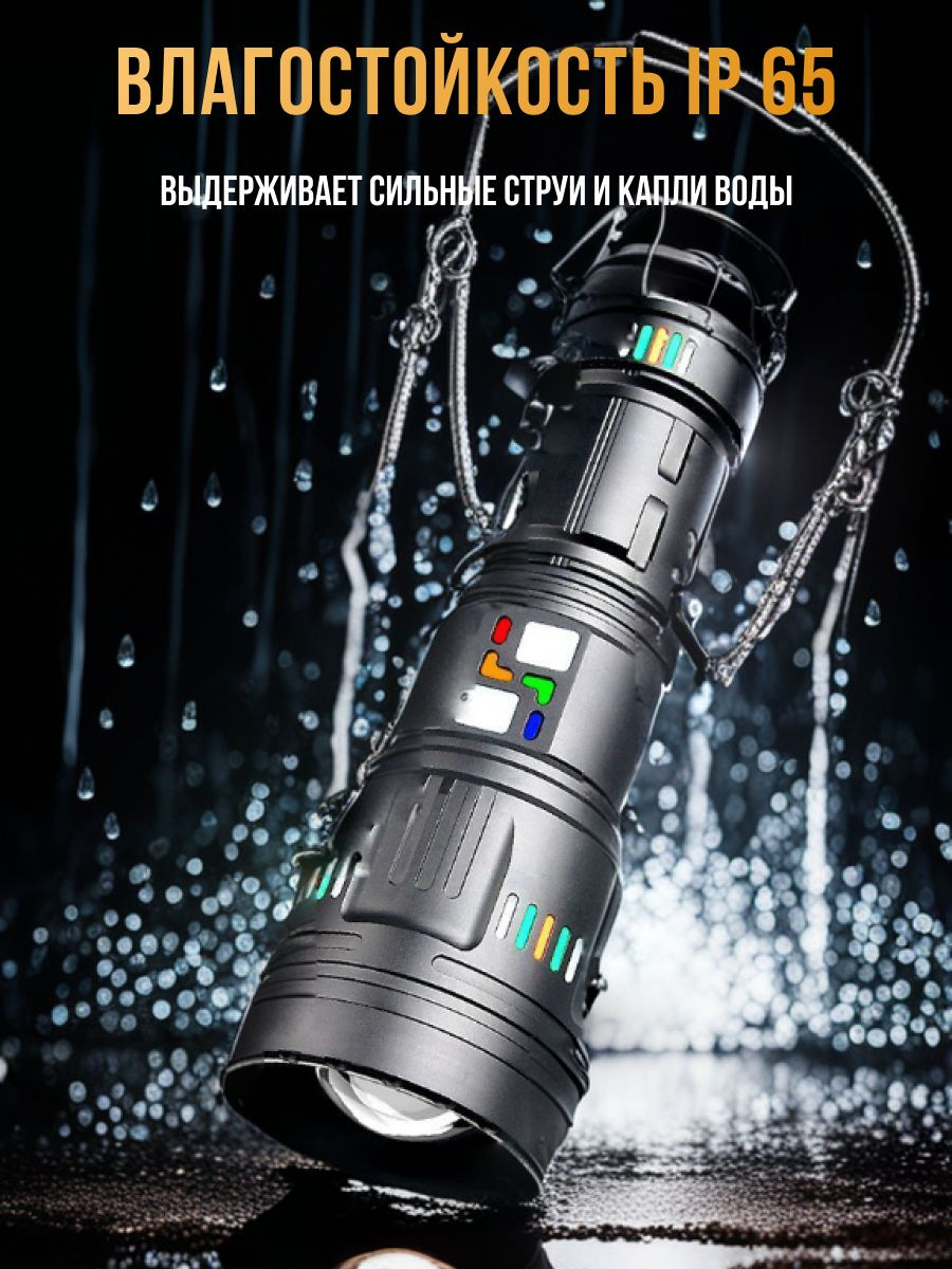 Фонарик аккумуляторный ручной Фонарь ручной аккумуляторный светодиодный ...