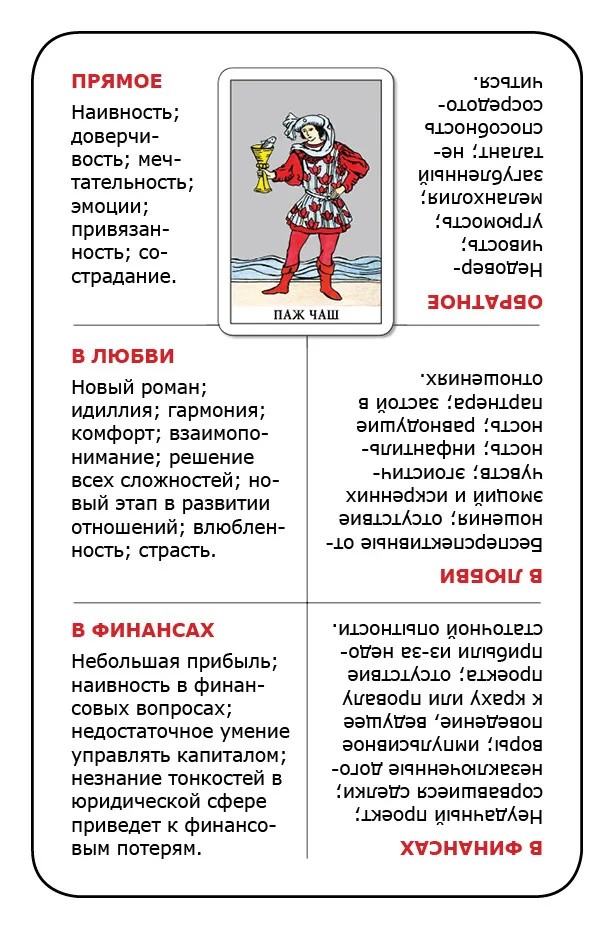 Учи Таро Гадальные обучающие карты для начинающих с описаниями, 78 шт, колода для гадания, 78 шт, фото 6