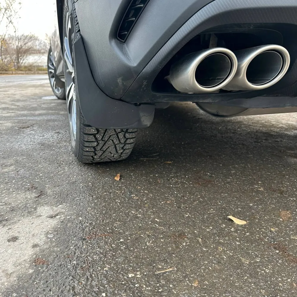 Комплект брызговиков BELGEE X50 PLUS, GEELY COOLRAY Рестайлинг (2023г.- н.в.)/ Брызговики резиновые Белджи Х50 плюс, Джили Кулрей Рестайлинг Дастер-Гард, вариант, фото 4