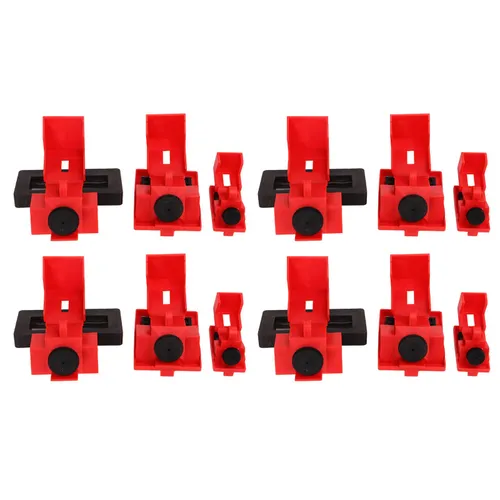 Комплект блокировок для автоматов, 12 шт, нейлон, для электробезопасности, замки на рубильник