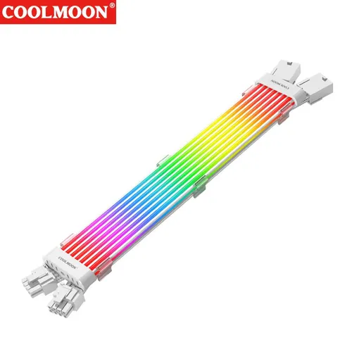 ARGB лента COOLMOON C260EX, 36 светодиодов, 250 мм, 5 В