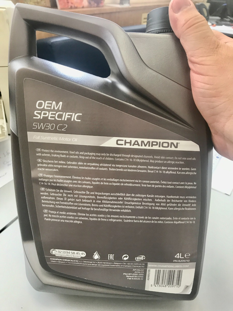 Champion oem specific. Champion OEM specific 5w30 MS-F.