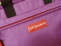 Сумка папка портфель для документов бумаг школы работы на молнии Optimum А4 RL, цветы #18, Евгения О.