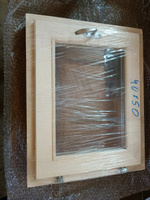 Окно-форточка со стеклопакетом из липы 40х50 #3, Елена К.