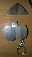 BambooWood USB-флеш-накопитель Брелок 32 ГБ, коричневый #22, Василий Б.