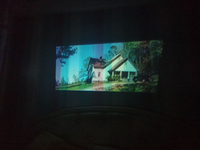  Портативный проектор  мини / Домашний кинотеатр QOMA YG320, black #3, Елена М.