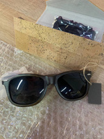 "Portland Black" от Timbersun, деревянные солнцезащитные поляризационные черные очки вайфареры ручной работы #6, Анастасия С.