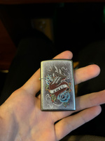 Зажигалка бензиновая ZIPPO Vintage Tattoo Street Chrome #31, Андрей С.