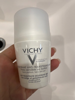 Vichy Шариковый дезодорант для чувствительной кожи с защитой 48 часов, роликовый антиперспирант от запаха пота для женщин и мужчин, 50 мл #49, Наталья М.