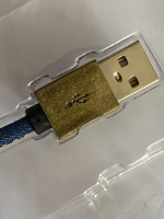 Кабель для телефона USB 3.0 - Lightning 8-pin MFI (сертификат) в джинсовой оплетке, длина 1.2м #5, Дмитрий З.