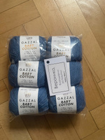 Пряжа Gazzal Baby Cotton 3431 Джинс 6 мотков (Хлопковая летняя пряжа Газзал Беби Коттон) #8, Вероника Я.