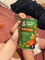 Снеки детские Gerber Nutripuffs с 1 года, пшенично-овсяные, с томатом и морковью, 35 г #8, Полина П.