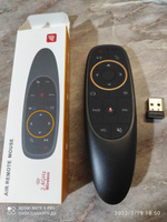 Пульт с голосовым управлением и гироскопом аэро-пульт (воздушная мышь) для Андроид SMART ТВ #12, Билийн Б.