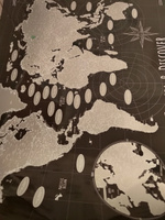 Скретч карта мира на английском языке в тубусе (без аксессуаров). World map in english 85х60 cm. #2, Александр Т.