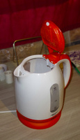Электрический чайник Atlanta ATH-2371 (orange), 1.7 л, дисковый ТЭН, автоотключение, пластиковый корпус, поворот на 360, мощность 1850-2200 Вт #1, Сергей