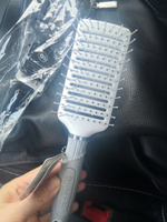 Olivia Garden Щётка EXPERT CARE VENT Nylon Bristles White&Grey, размер M #19, Ирина Шаповалова