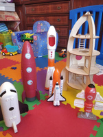 Детский космический корабль со светом и звуком, Veld Co / Игрушечная ракета для детей / Инерционный шаттл игрушка #6, Даша Л.