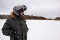 Снегоходный шлем модуляр AIM JK906 XL(61-62) двойной визор (стекло) электроподогрев #2, Ирина Ц.
