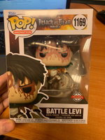 Фигурка Funko POP Animation Attack on Titan "Battle Levi" 9.5 см / Коллекционная фигурка Леви Аккерман 1169 из аниме "Атака Титанов", из винила, Фанко Поп арт. 58751 #32, DMITRY K.