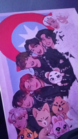 Картина по номерам W-266 "K-pop группа - Stray Kids (Стрей Кидс)" 40х50 #42, оксана к.