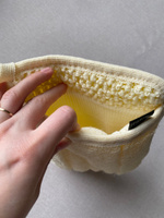 Массажная мочалка рукавица для душа, натуральная варежка для мытья тела #61, Полина Т.