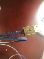 Кабель для телефона USB 3.0 - Lightning 8-pin MFI (сертификат) в джинсовой оплетке, длина 1.2м #6, Наталья С.