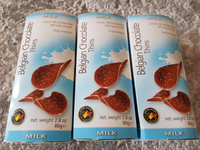 Шоколадные чипсы Belgian Chocolate Thins - Milk (Бельгия), 80 г (3 шт) #6, Светлана К.