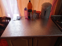 Пленка самоклеящаяся фольга алюминиевая для мебели кухни - 300х60 см. / Фартук на кухню #7, Юлия Г.