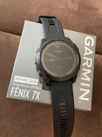 Garmin Умные часы Fenix 7X Sapphire Solar DLC Titanium, 51mm, Fenix 7X Sapphire Solar DLC Titanium, черный #30, Людмила Р.