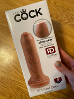 Фаллоимитатор на присоске необрезанный King Cock 6 Uncut Cock #1, Кульметьева Арина