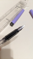 Ручка перьевая Малевичъ с конвертером, перо EF 0,4 мм, цвет корпуса: сиреневый #58, Багрова Алина