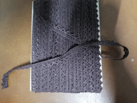 Кружево вязаное, шир 10 мм *, уп 10 м цвет коричневый для шитья, рукоделия и творчества #44, Марина С.