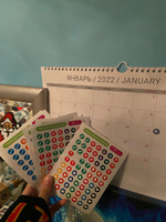 Календарь планер настенный перекидной с 1 апреля 2024 года для заметок с наклейками для планирования в комплекте, LP Notes, в подарок маме, сестре, подруге, жене. #52, Алена А.