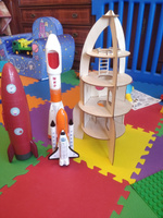 Детский космический корабль со светом и звуком, Veld Co / Игрушечная ракета для детей / Инерционный шаттл игрушка #5, Даша Л.