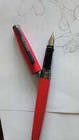 Ручка перьевая Малевичъ с конвертером, перо EF 0,4 мм, цвет корпуса: красная помада #62, Алексей Д.