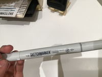 Двусторонний заправляемый маркер SKETCHMARKER на спиртовой основе для скетчинга, цвет: BR43 Ясень #79, Анна Р.