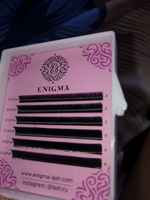 Enigma Черные ресницы для наращивания микс 0,07/C/4-6 мм (6 линий) / Энигма #34, Виктория Ч.