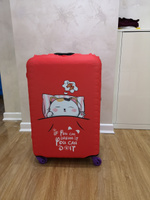 Чехол для чемодана Kitty , красный, размер М #8, Елена Г.