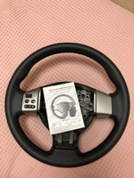 Оплетка на руль Nissan Note / Ниссан Ноут (2005-2014) для перетяжки руля со спицами - черная нить / Пермь-рулит #8, Алексей Ф.