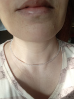 Ожерелье женское на шею Shine из чешского хрусталя 3 мм в ювелирной огранкена застежке карабине с цепочкой удлинителем с покрытием #87, Дилдора Б.