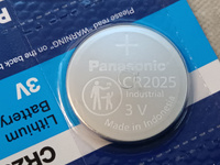 Panasonic Батарейка CR2025, Литиевый тип, 3 В, 6 шт #24, Наталья М.