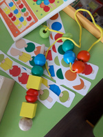 Сортер для малышей деревянный по методике Монтессори Alatoys "Учим цифры и цвета" #6, Алла Б.