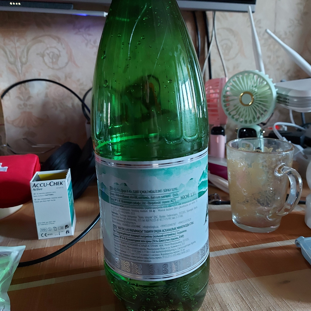 Вода газированная Аш-Тау минеральная лечебно-столовая, 6 шт х 1,5 л ...